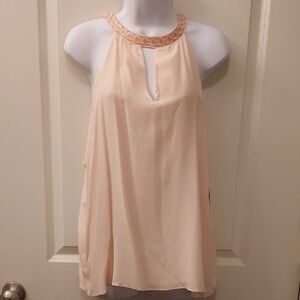 NWT, Spartina 449 Cream/Blush Halter Blouse